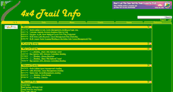 Desktop Screenshot of 4x4trailinfo.com